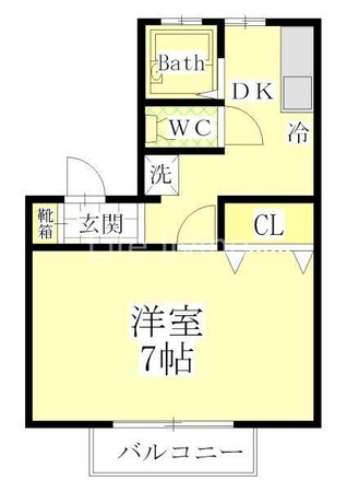 クレアコートの物件間取画像